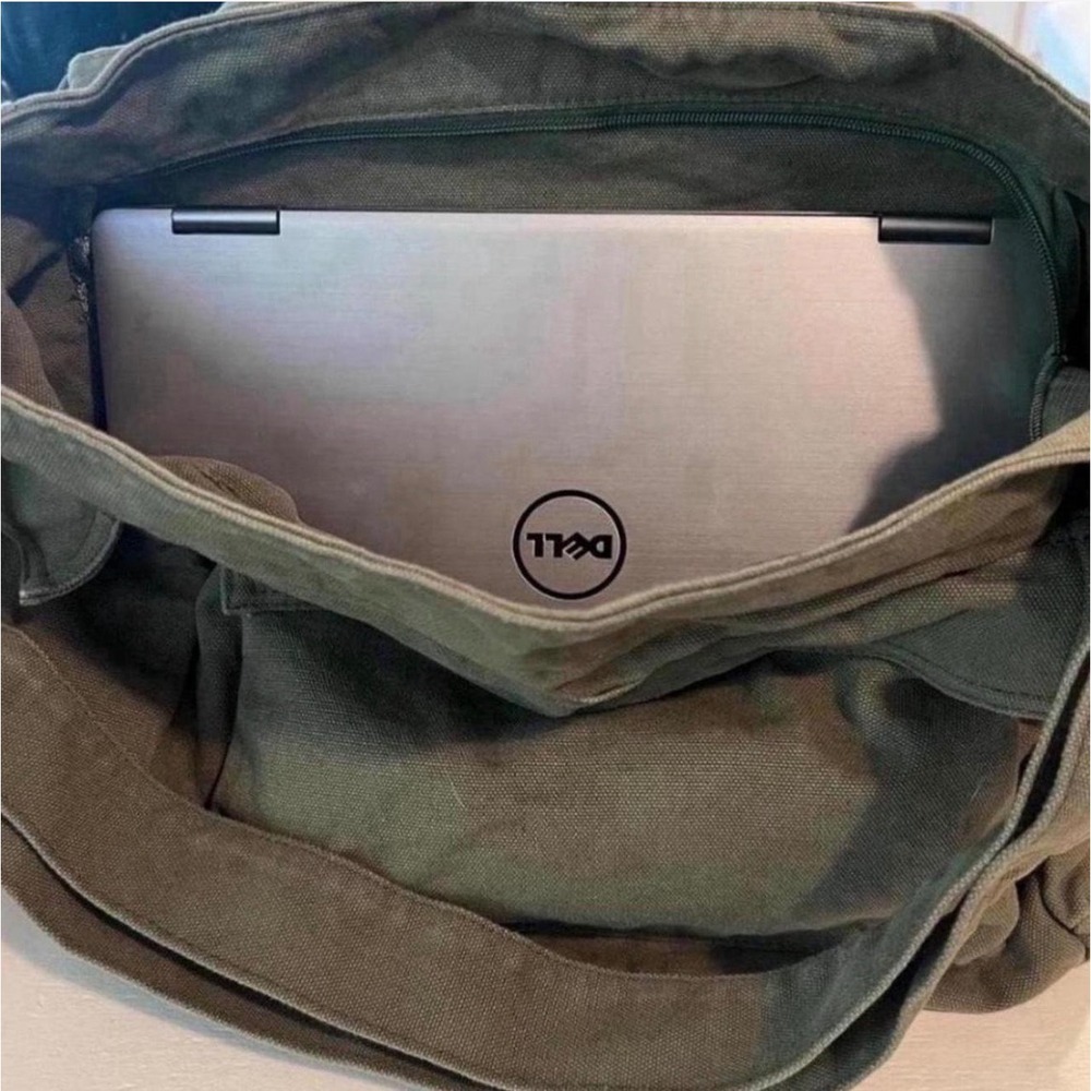 Awesome Unisex Canvas Crossbody / Shoulder Bag - Large Capacity - New - Picture 6 of 7